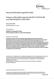 Akkreditierungsurkunde